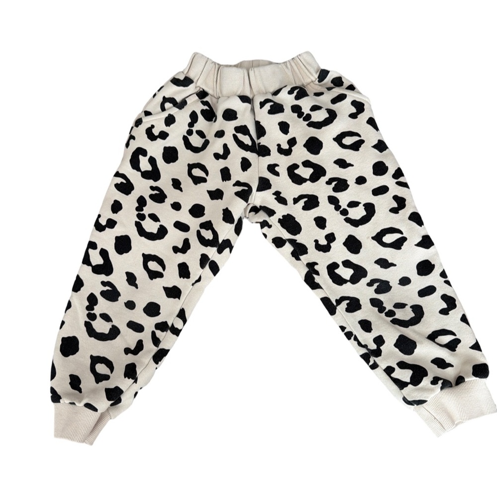 Leopard Print Kids Jogger Pants